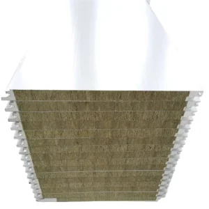 Solar Ready Rockwool Sandwich Roof Panel Factory Price High Strength Reinforced Structure for PV Installation Building