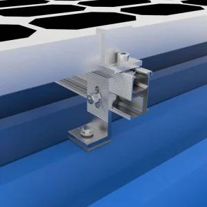 Solar T Shaped Metal Tile Roof Mounting Bracket Factory Design Solar Panel L Foot Metal Roof Bracket Installation