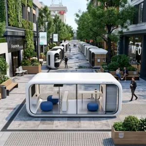 Soundproof Capsule House Multi scene Silent Office Pod Sleep Rest Booth Acoustic Meeting Cabin ForAirport OfficeCo working Space