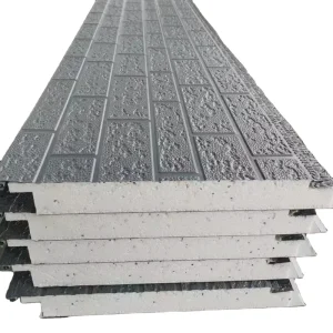 Source Factory Custom Pattern Metal Decorative Panel Lightweight Durable for Architectural Facades Metal PU Sandwich Panel