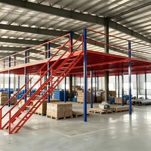Space Saving Warehouse Steel Mezzanine Platform Corrosion Protected Epoxy Powder Coated Adjustable Load Bearing Multi Level