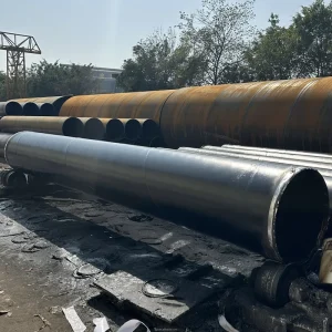 Spiral Non-Alloy Steel Tube Q235B/Q355B Grade Anti-Corrosion Bending&Cutting Services 6-30mm Thickness Oil Pipe