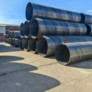 Spiral Steel Pipe Q235B Large OD 500-2000mm Thick Wall Helical Piling Tube Bridge Foundation Construction Alloy Cutting