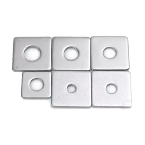 Split Hot-Dip Galvanized Steel Square Flat Washers Gasket Rings Enlarged Thickened Gaskets for Curtain Walls Heavy Industry Zinc