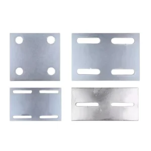 Square Carbon Steel Embedded Plate Steel Plate Fabrication Custom Fabrication Courtyard Awning and Carport Base Parts