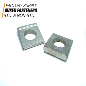 Square Taper Beveled Bonded Washers Stainless Steel Zinc Plated Plain ANSI ASME B18.22.1 High Strength Structural Bolting