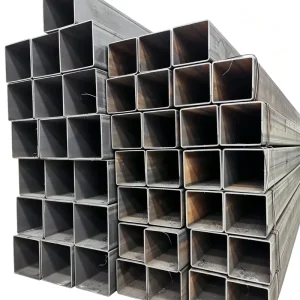 Square Tube Hollow Structural Section Carbon Steel ERW Technique Welded Structure Pipe Cutting Bending Services Made in China