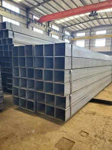 Square Tube and Rectangular Steel Pipe Customised Rectangular Metal Tube Hollow Section Black Iron Ms Pipe