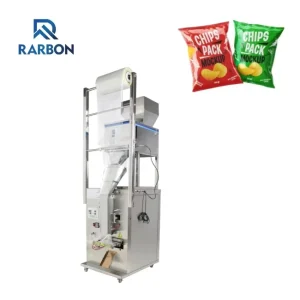 Stable Automatic Grain Seed Packing Machine with Feeding Elevator for Food Packaging Workshop