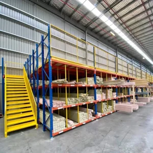 Stable High Capacity Steel Platform Heavy Duty Adjustable Corrosion Protection Multi-Level Powder Coated Mezzanine Rack