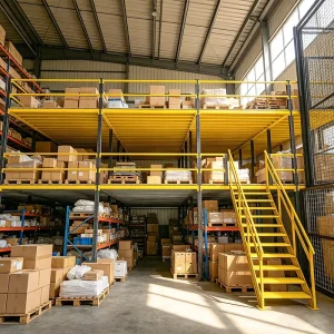 Stable Load bearing Steel Mezzanine Rack Warehouse Loft Platform Storage Racking System