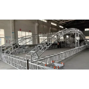 Stage Truss System Aluminum Alloy Black Yellow Silver Intelligent White Wedding Performance Display Truss