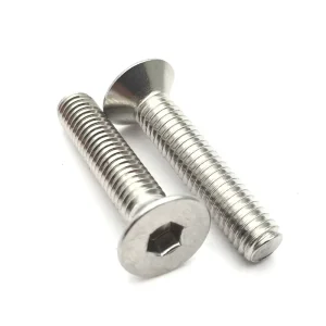 Stainless DIN7991 Bolts Hexagon Countersunk Bolt Flat Hex Socket Bolts Nuts Screws