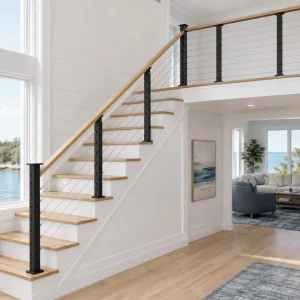 Stainless Steel 304/316 Cable Railing System with Tension Wire, Horizontal Cable Rope, Handrail and Balustrade