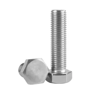 Stainless Steel 304 316 Hexagon Head Bolts M3 M48 DIN 931 933 Partial Full Thread A2 A4 High Tensile Corrosion resistant