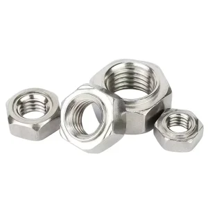 Stainless Steel 304/316 Welded Connection Hexagonal Nut M3-M20 DIN929 Precision Machined Grade A2-70/A2/A4