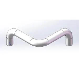 Stainless Steel 304 Balustrade Handrail Round Tube Elbow Pipe Protector Hardware Fittings