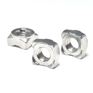 Stainless Steel 304 Metric Thread Easy Welding Square Weld Nut for Automotive Industry