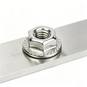Stainless Steel 304 Serrated Hex Flange Nut UNC 1/4″-20 to 1/2″-13 DIN6923 A2-70 Locking Fastener