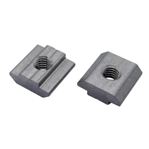 Stainless Steel 304 Sliding T Nut M4 M5 M6 M8 Metric Thread Slide in Nut For European 20 30 40 45 Series Aluminum Profile
