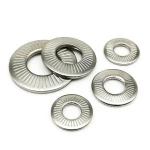 Stainless Steel 304 Wave Locking Washer DIN9250 Plain Surface M2.5 M16 Butterfly S Series