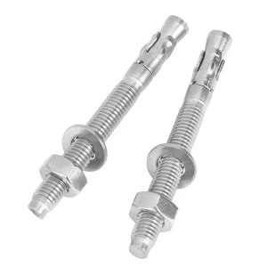 Stainless Steel 304 Wedge Anchor Bolts M12 M16 M20 M24 for Concrete