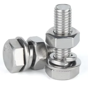 Stainless Steel 316/304 Fastening Screws & Bolts DIN 912/933 Standard M12 Size Zinc Plated & Plain Finish Hex Head Nuts Washers
