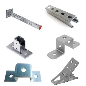 Stainless Steel 316L Concrete Diagonal Brace Arm System T-type Support Bracket Seismic Stent