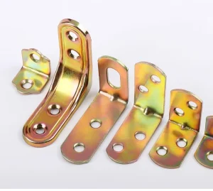 Stainless Steel Angle Brackets L Shaped Shelving Furniture Frame Fixing Braces Zinc Plated DIY
