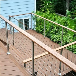 Stainless Steel Architectural Cable Railing for Balcony and Staircase Safety