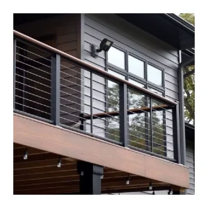 Stainless Steel Baluster Cable Railing System Stainless Steel Fence Deck Railings