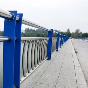 Stainless Steel Bridge Road Railing Hot Dipped Galvanized Steel Highway Guardrails Safe Steel Guard Rails