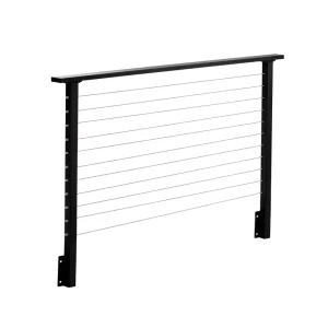 Stainless Steel Cable Railing 42in Rust-Resistant Balustrade Handrail for Balcony Outdoor Deck Staircase