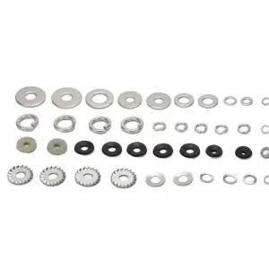 Stainless Steel Carbon Steel Flat Washers Black Phosphating Galvanized Finish DIN Compatible Metric Sizes M1.6 M64