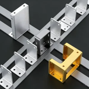 Stainless Steel Carbon Steel Sheet Metal Bending Brackets Cold Rolled Steel Fabrication Parts