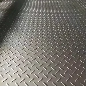 Stainless Steel Checkered Plates Durable Anti Slip Surface for Stairs Walkways and Industrial Flooring