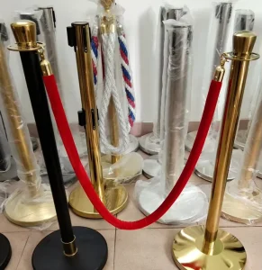 Stainless Steel Concierge Pole Welcome Column Warning Isolation Column Hanging Rope Spacer Column