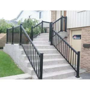 Stainless Steel DIY Balustrades Handrails for Stairs Balconies Aluminum Metal Railings Balcony Hand Rails