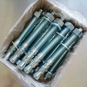Stainless Steel Durable Wedge Anchor High Precision Rust Proof Expansion Bolt for Marine Construction