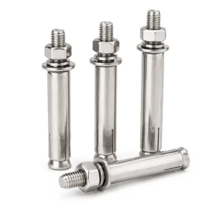 Stainless Steel Expansion Anchor Bolt Nuts and Washers with Hot-Dipped Galvanized Zinc-Plated Finish