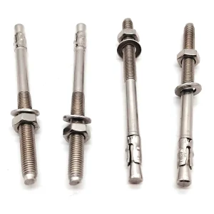 Stainless Steel Expansion Anchor Concrete Sleeve Anchor M6 M20 Galvanized Flat Head Wedge Anchor Bolts for Industrial Building