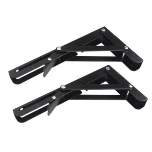 Stainless Steel Folding Collapsible Bracket Anti Rust Heavy Duty for Wall Shelf Hardware