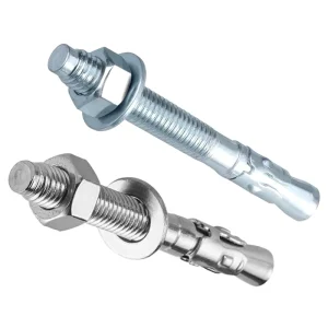 Stainless Steel Galvanized Sleeve Anchor Concrete Wedge Anchor Bolts with Hex Nut Washer Zinc and Steel