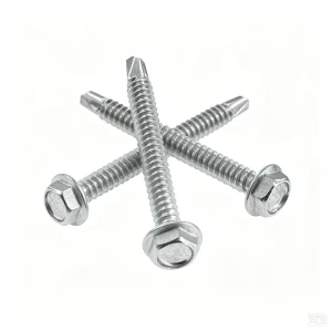 Stainless Steel Hex Washer Head Self Drilling Roofing Screw DIN7504 M3 M4 M6 25mm For Steel Structure Connections