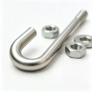 Stainless Steel J Bolt With Nuts and Washers Metric Suspension Anchor Fastener