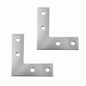 Stainless Steel L Bracket Heavy Load Corner Brace Connection Plate for Industrial Equipment Metal Shelf