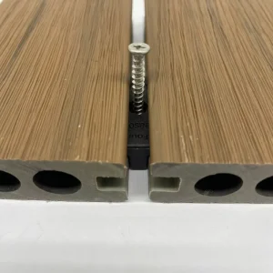 Stainless Steel Modern Hidden WPC Deck Clips for Outdoor ASA Co extruded Decking Weather Resistant Eco Friendly