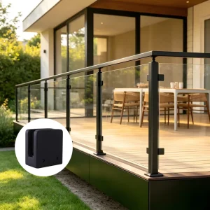 Stainless Steel Modern Outdoor Balustrade Handrail Standoff Clip Clamp Rust Resistant Feature for DIY Installation