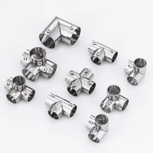 Stainless Steel Pipe Fittings SS Tube Components with Couplings and Elbow Fittings for High Pressure Applications