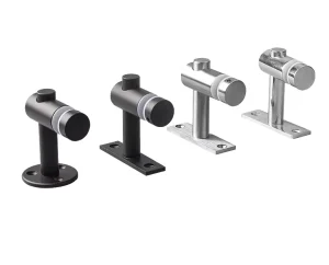 Stainless Steel Pipe to Wall Handrail Bracket Anchor Screw High Quality Modern Stair Railing Satin Balustrade Support ForOutdoor